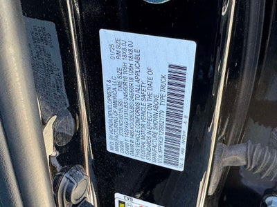 2025 Honda Ridgeline Sport