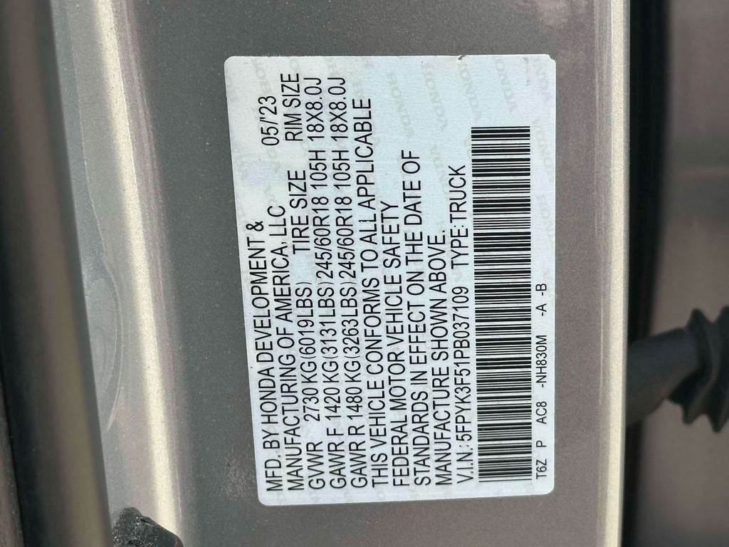 2023 Honda Ridgeline RTL