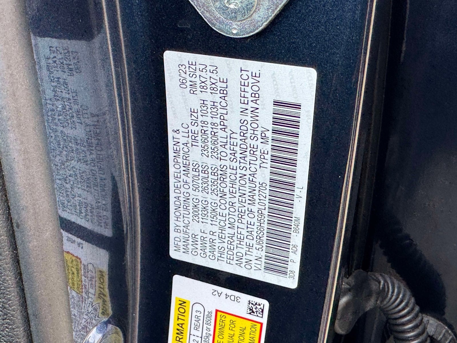 2023 Honda CR-V Hybrid Sport