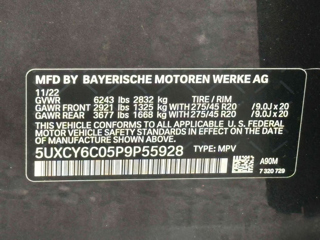 2023 BMW X6 xDrive40i
