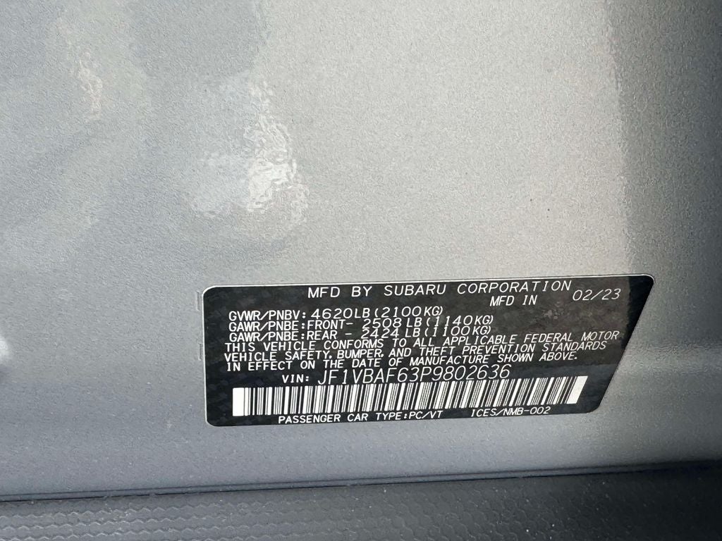 2023 Subaru WRX Premium