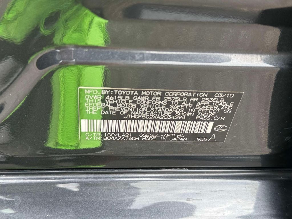 2010 Lexus IS 250