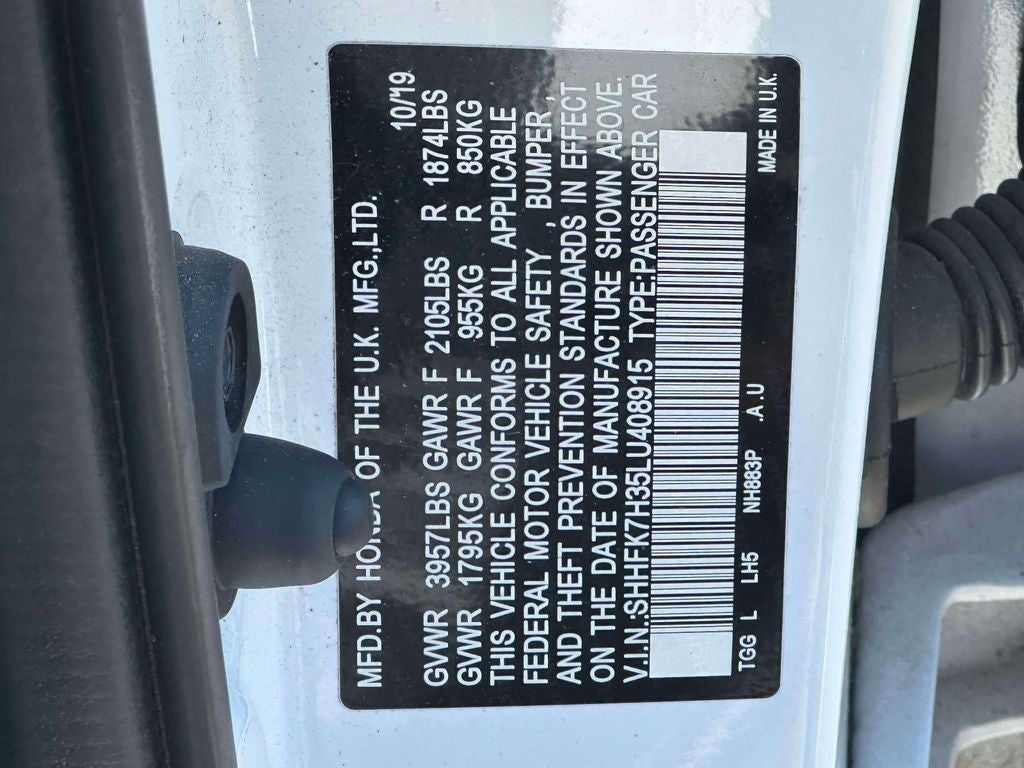 2020 Honda Civic LX