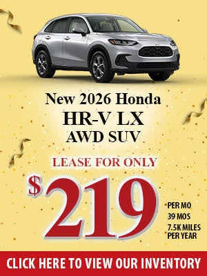 2026 HR-V Lease Special
