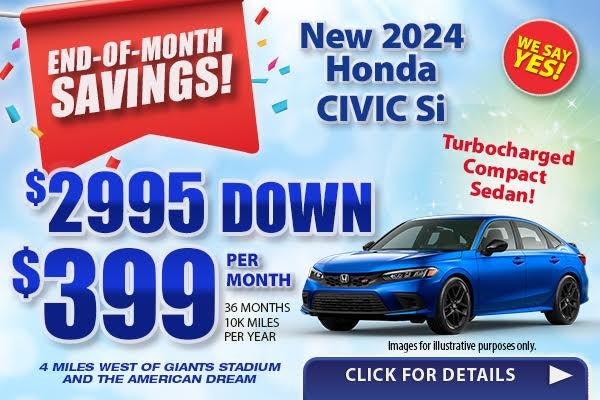 Civic SI Lease Special