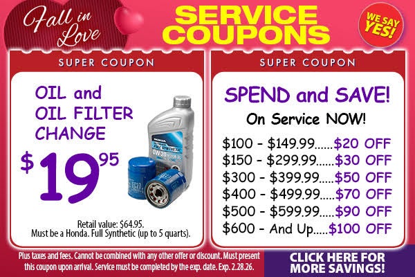 Service Specials!