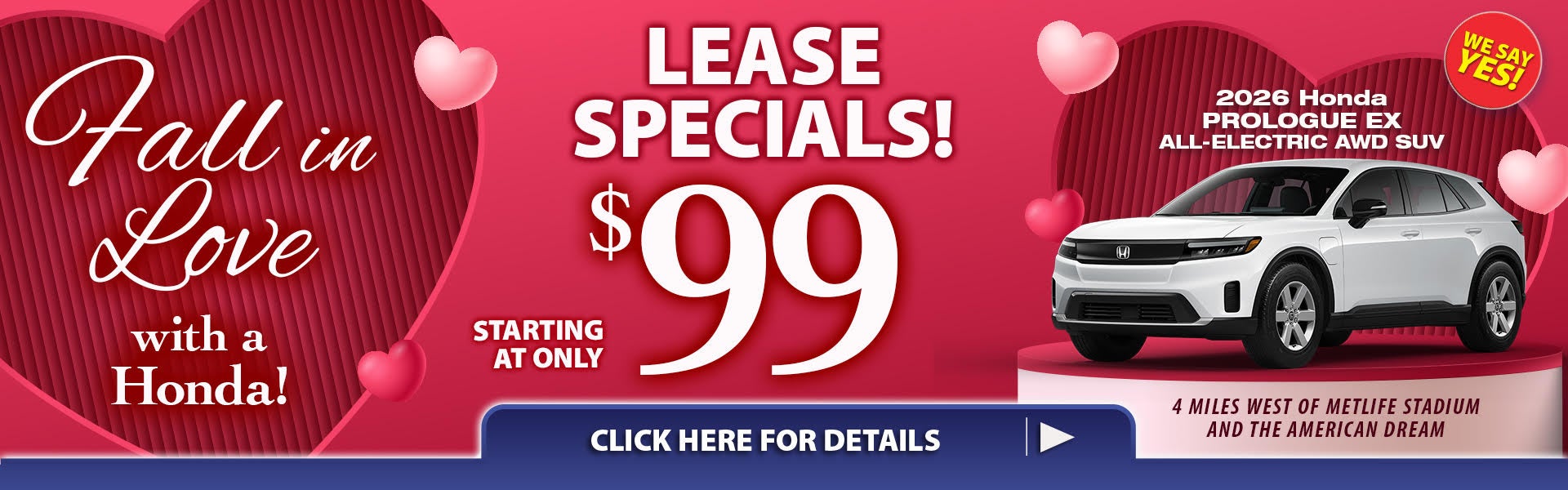 2026 Prologue Lease Special