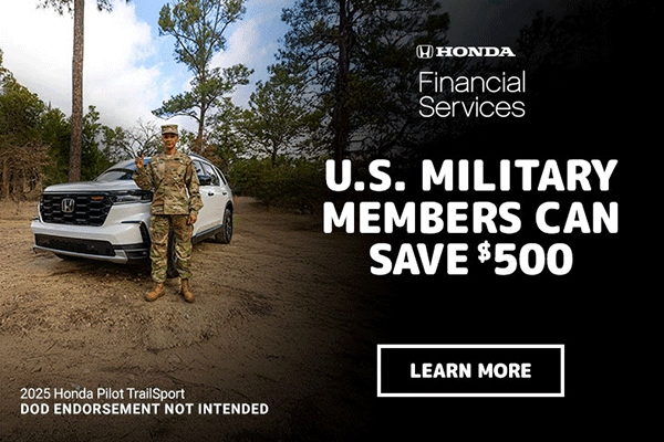 Honda Military Appreciation Offer
