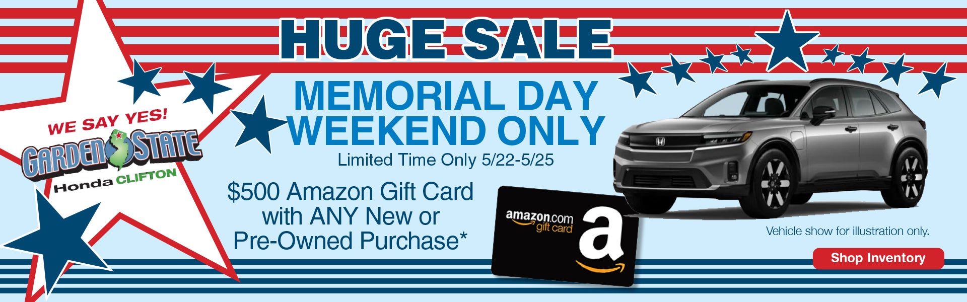Memorial Day Offer