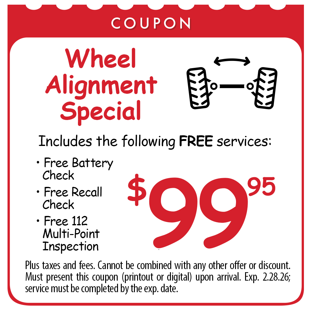 WHEEL ALIGNMENT SPECIAL