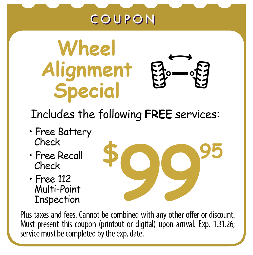 Wheel Alignment Special