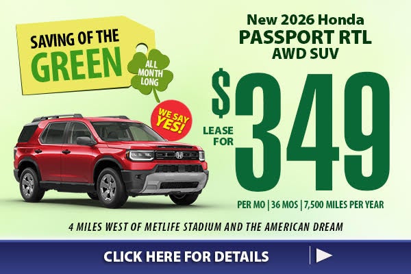 March Honda Lease Specials!