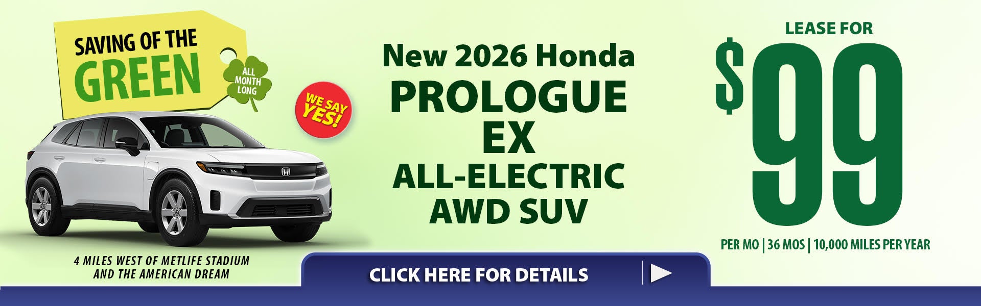 March Honda Lease Specials!