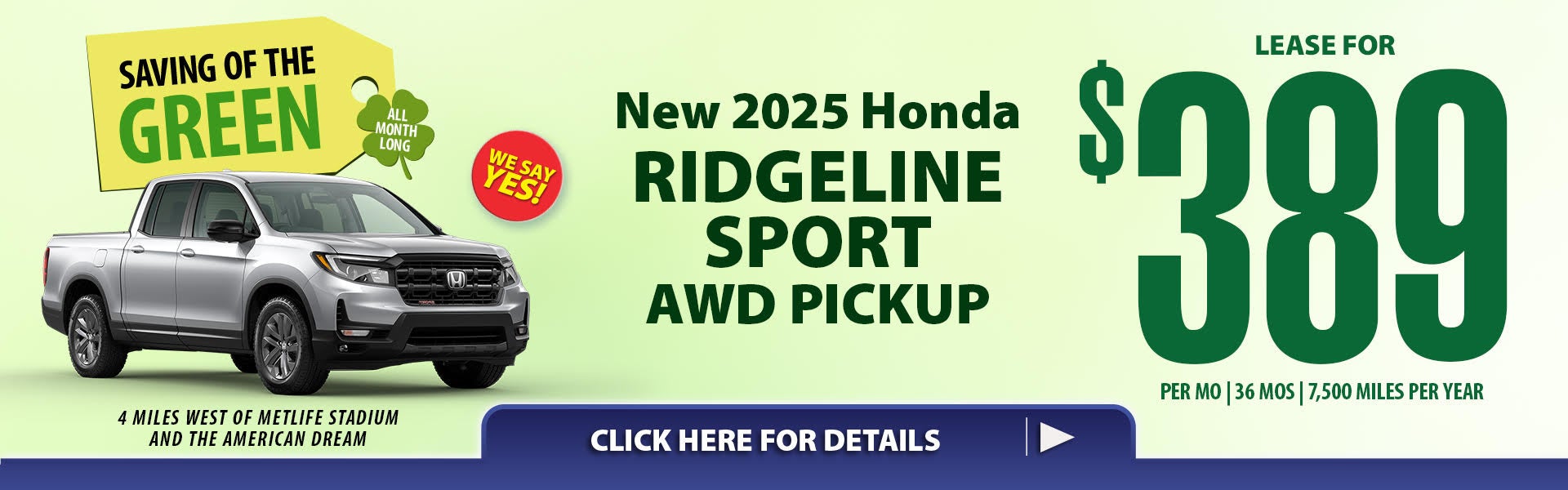 March Honda Lease Specials!