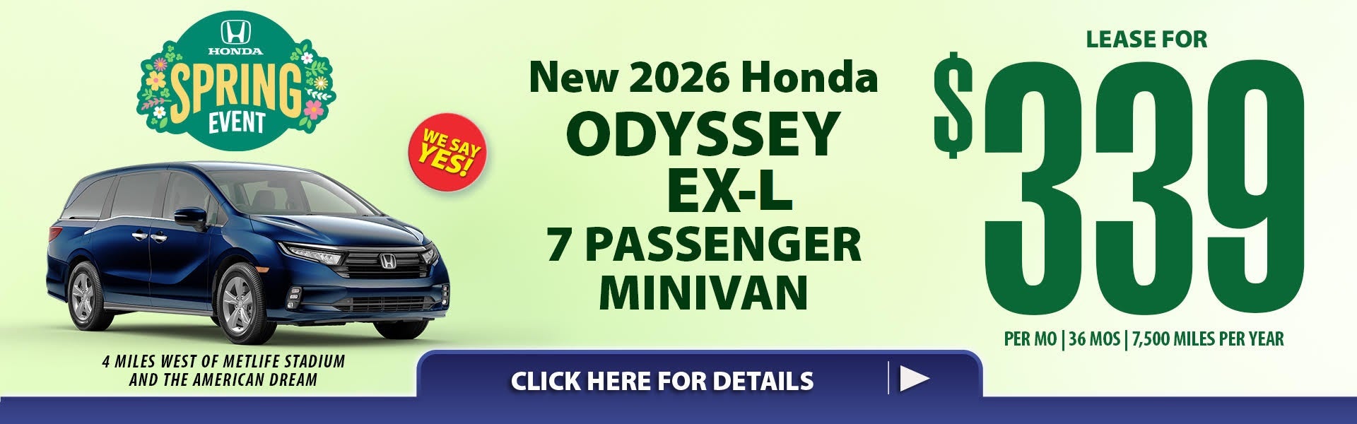 March Honda Lease Specials!