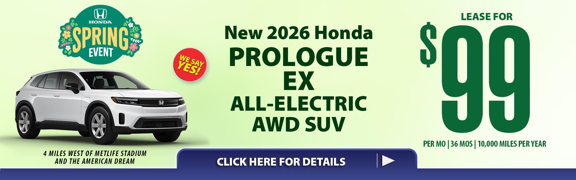 March Honda Lease Specials!