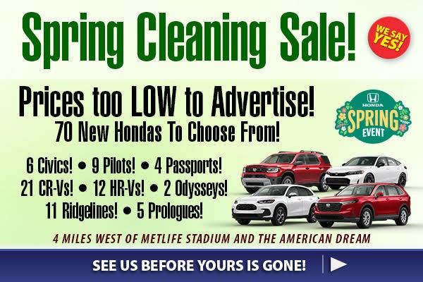 New Honda's On Sale! 