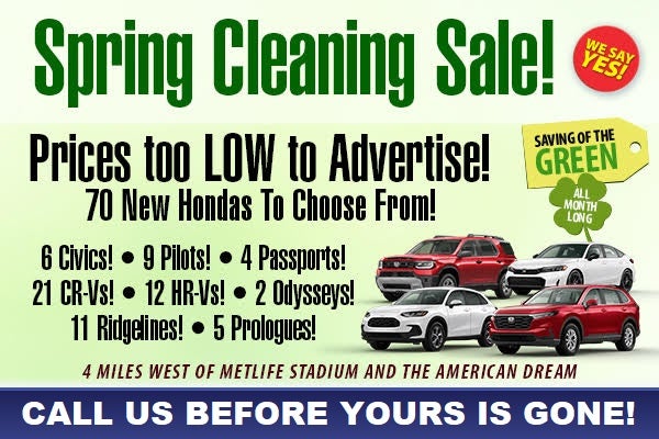 New Honda's On Sale! 