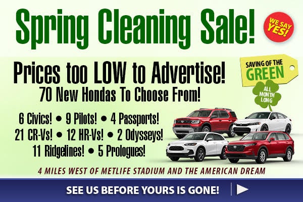 New Honda's On Sale! 