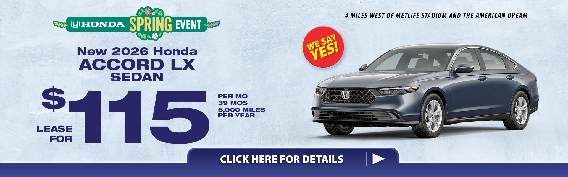 March Honda Lease Specials!