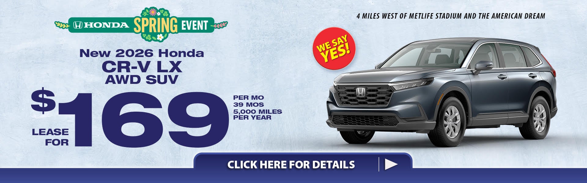 March Honda Lease Specials!