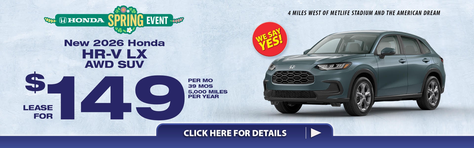 March Honda Lease Specials!