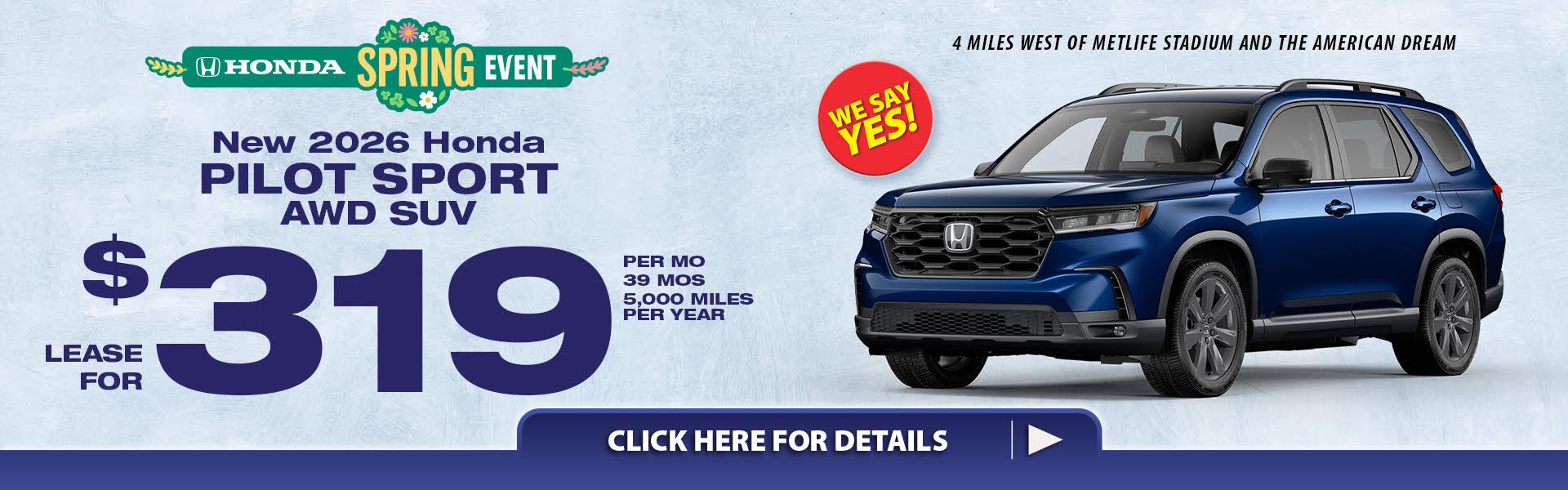 March Honda Lease Specials!