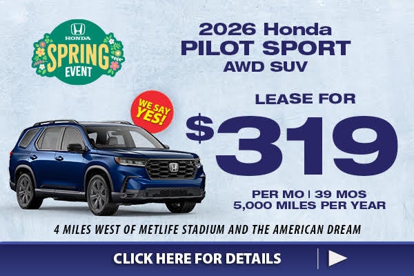 March Honda Lease Specials!