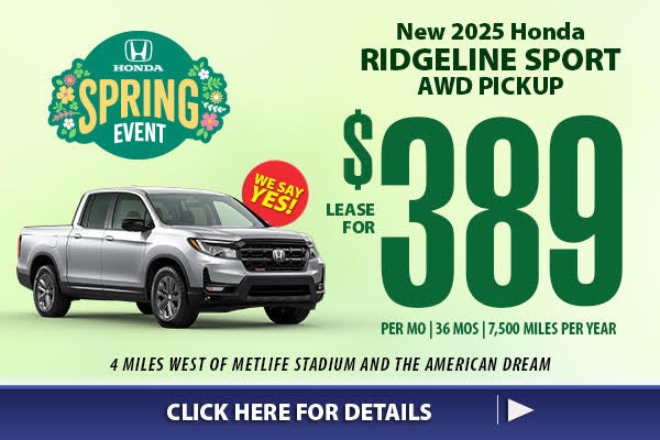 March Honda Lease Specials!